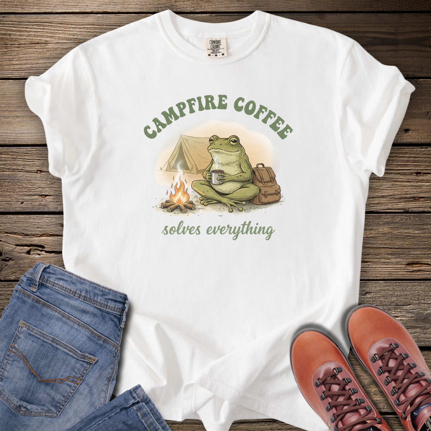 Campfire Coffee Solves Everything T-Shirt