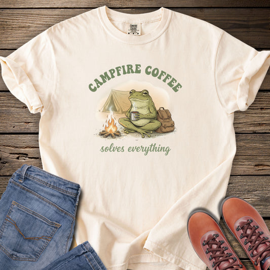 Campfire Coffee Solves Everything T-Shirt