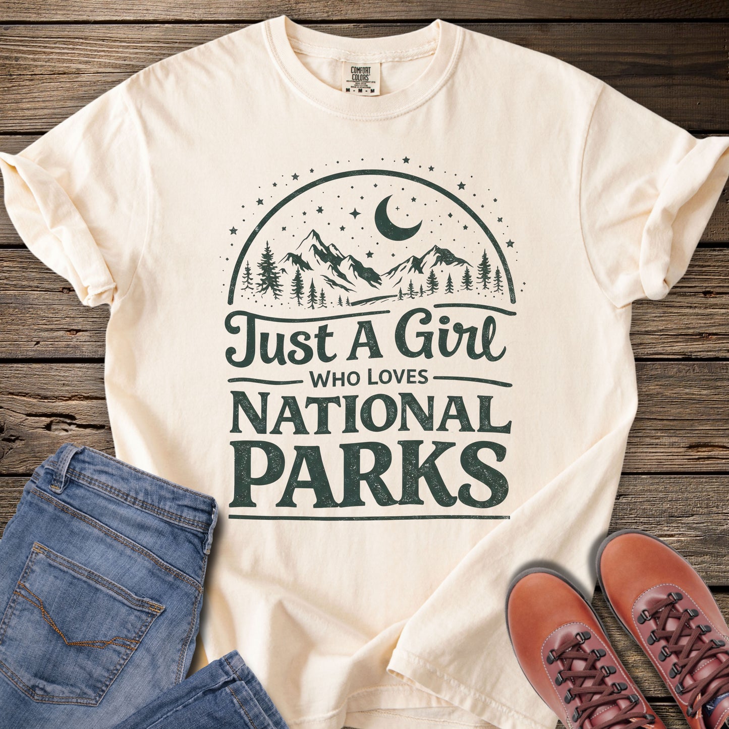 Just A Girl Who Loves National Parks T-Shirt