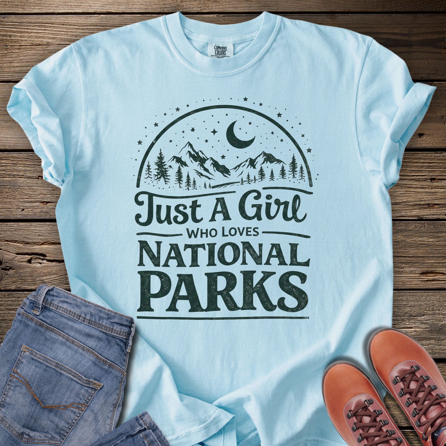 Just A Girl Who Loves National Parks T-Shirt