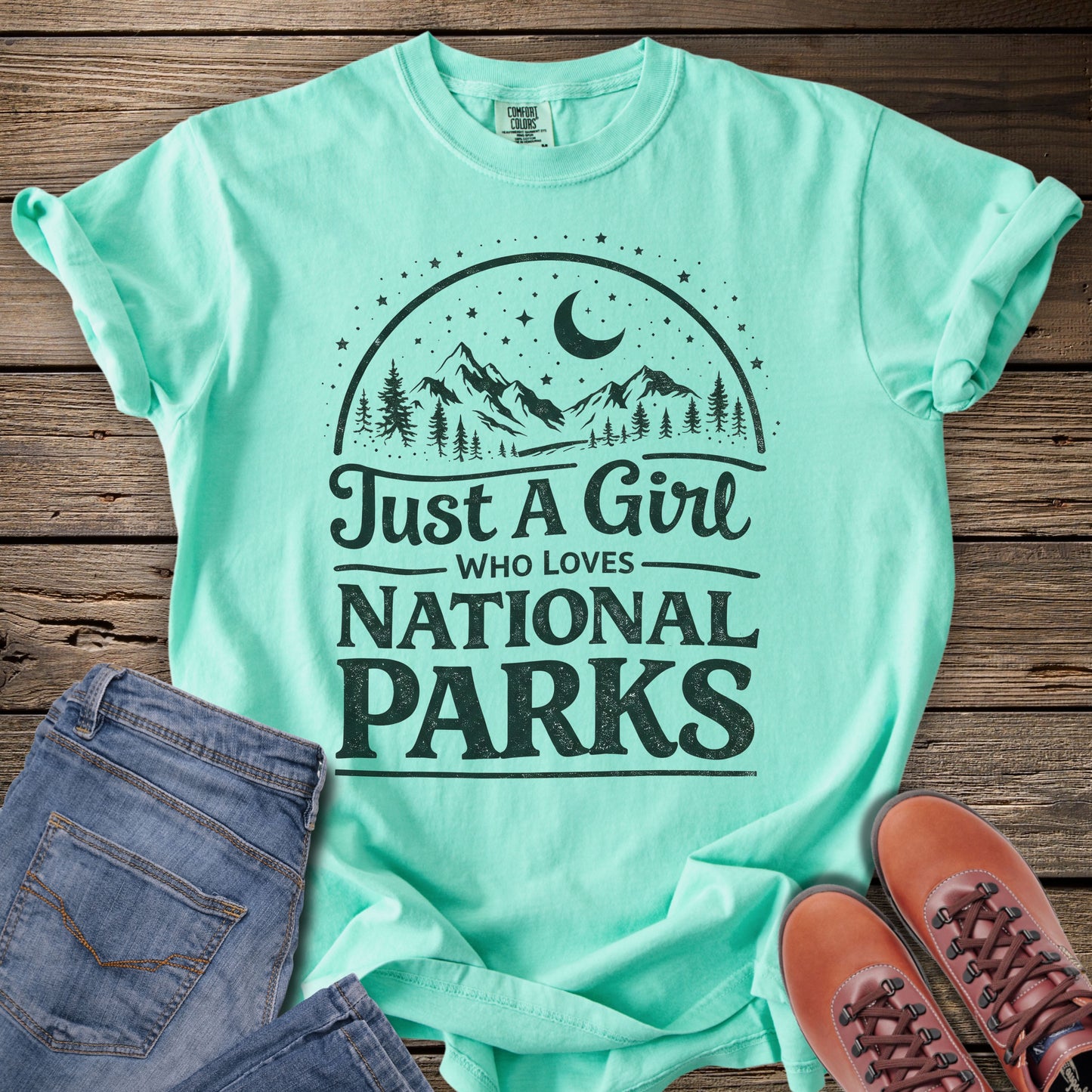 Just A Girl Who Loves National Parks T-Shirt