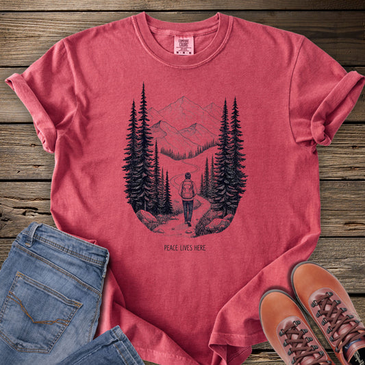Find My Way' Mountain Forest T-Shirt