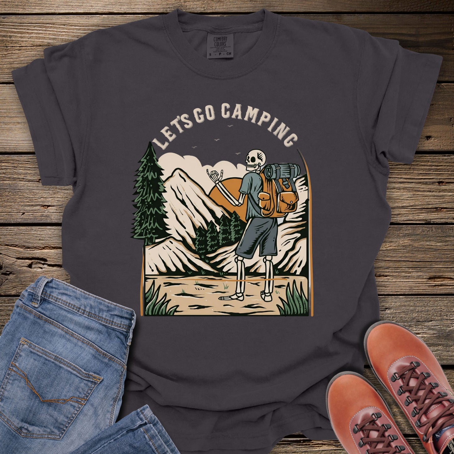 Let's Go Camping T‑Shirt