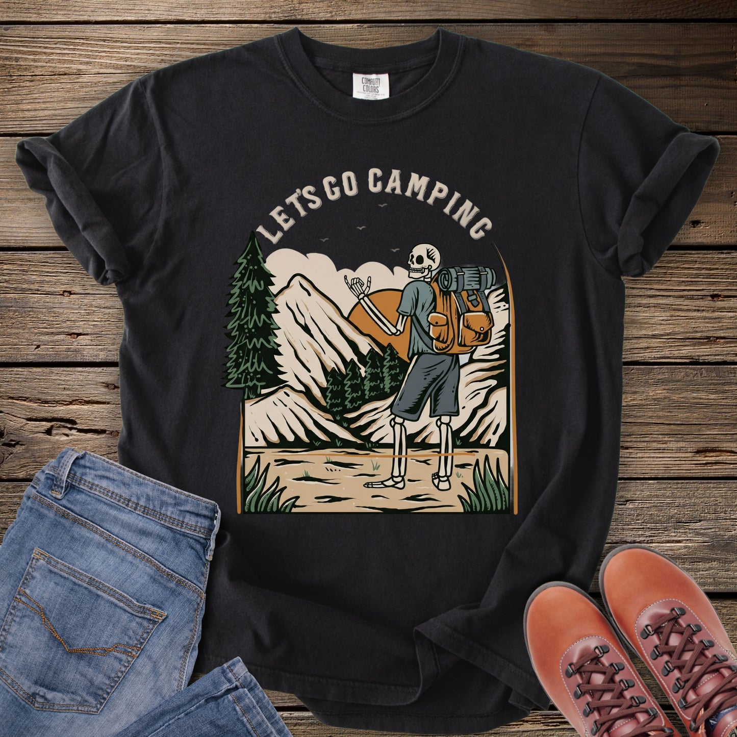 Let's Go Camping T‑Shirt