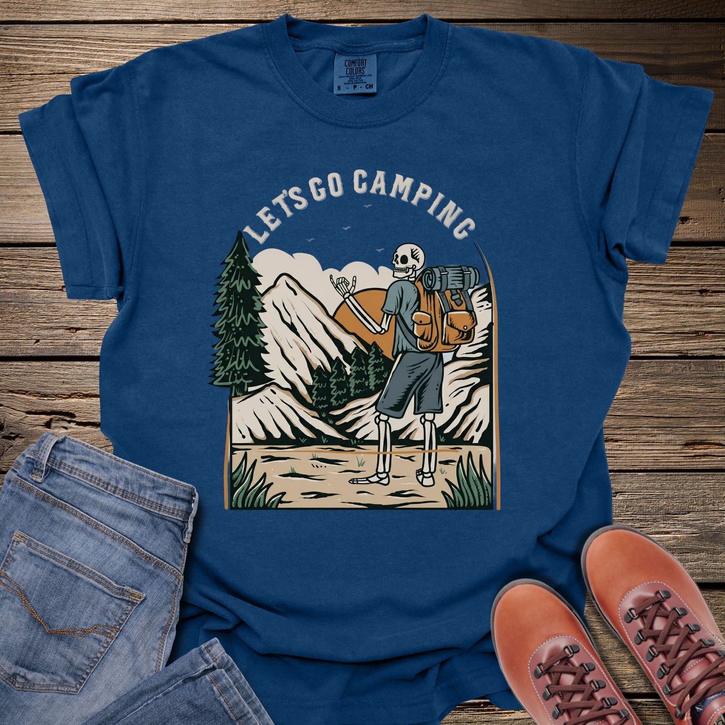 Let's Go Camping T‑Shirt