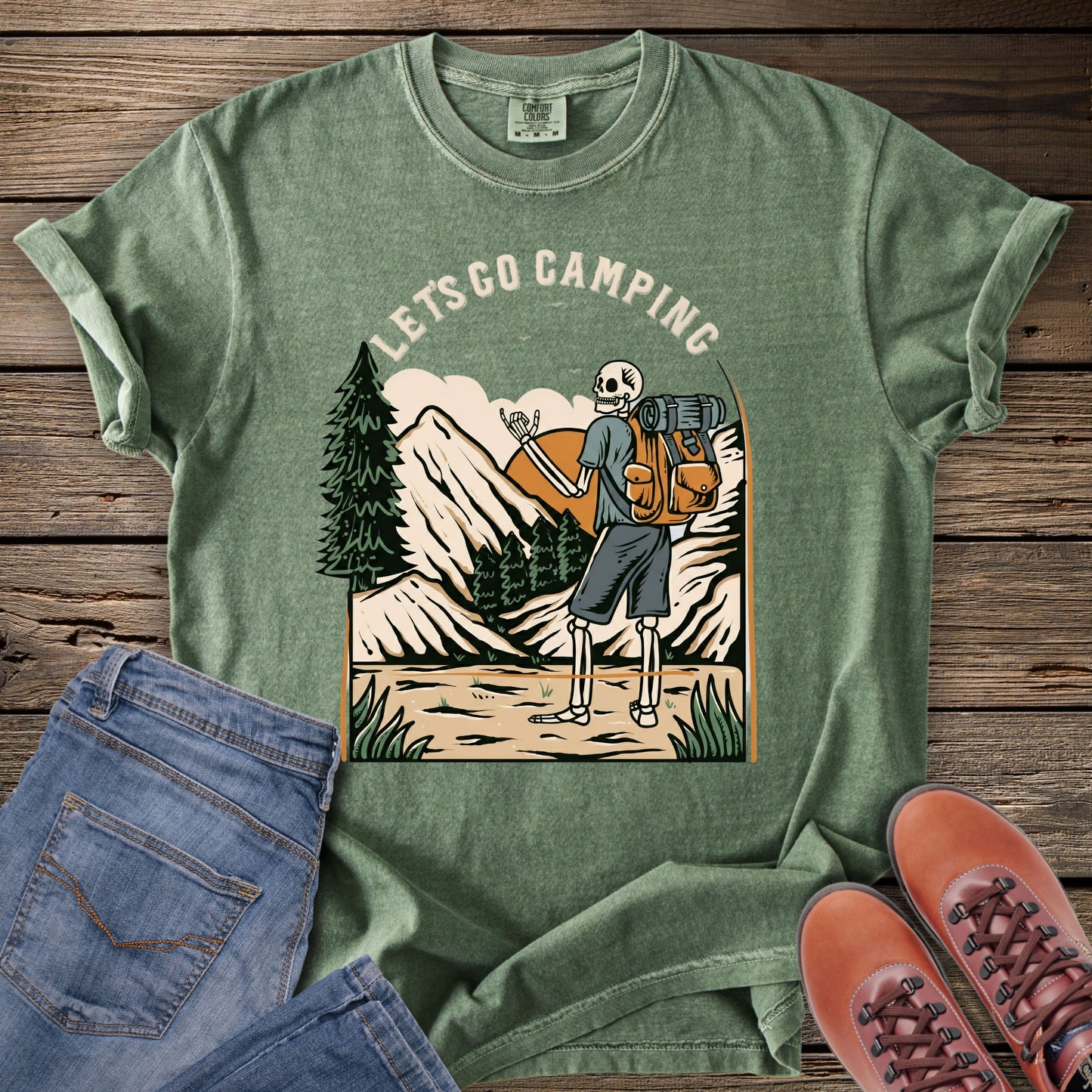 Let's Go Camping T‑Shirt