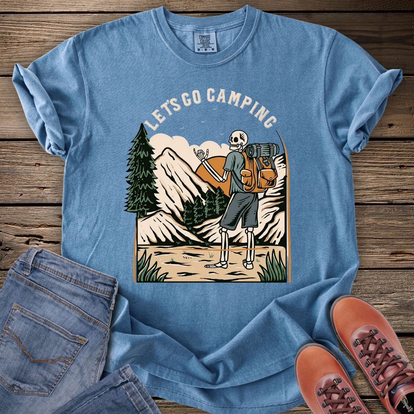Let's Go Camping T‑Shirt