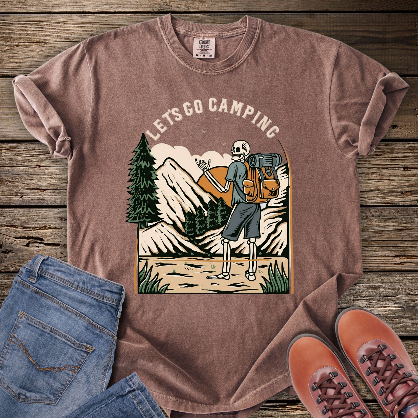 Let's Go Camping T‑Shirt