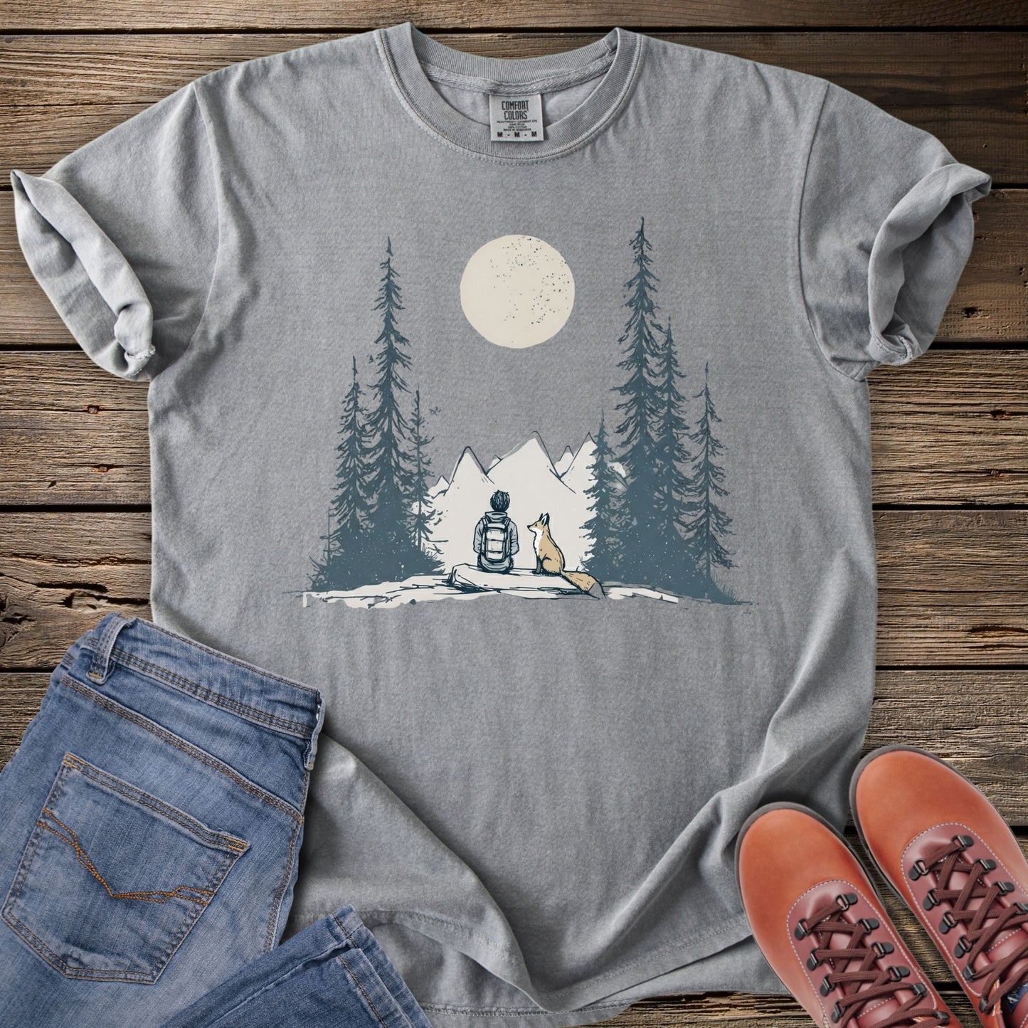 Moonlit Trail Friend T-Shirt