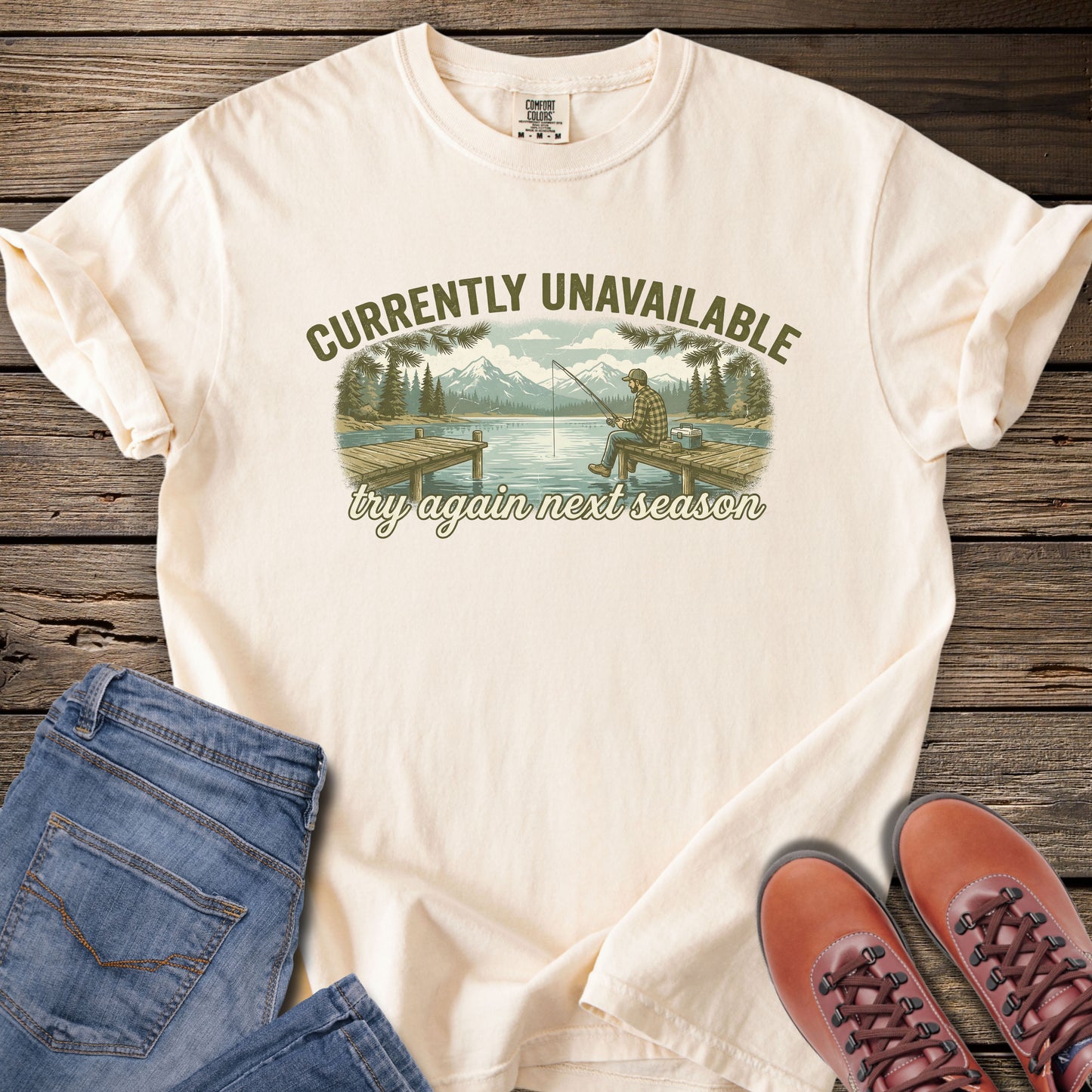 Currently Unavailable Fishing T‑Shirt
