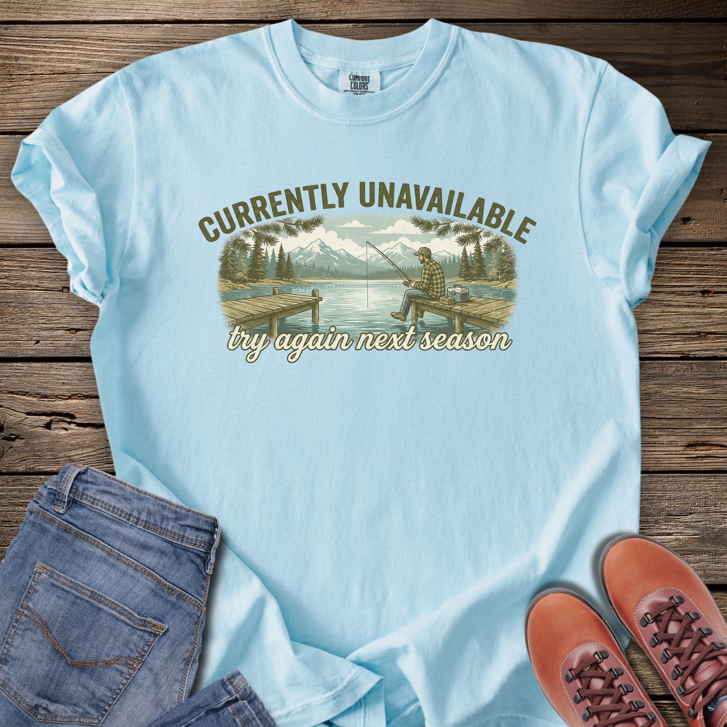 Currently Unavailable Fishing T‑Shirt