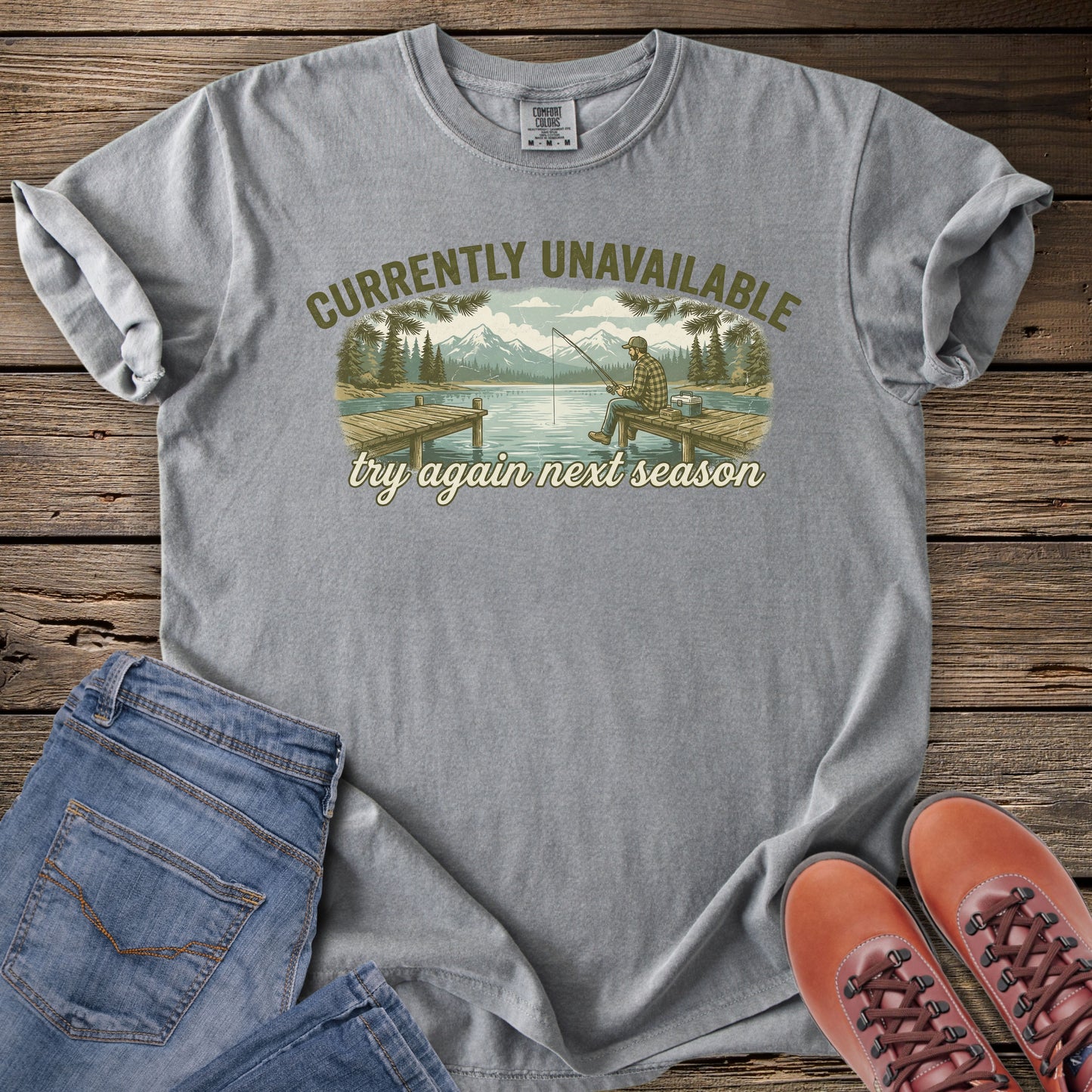 Currently Unavailable Fishing T‑Shirt