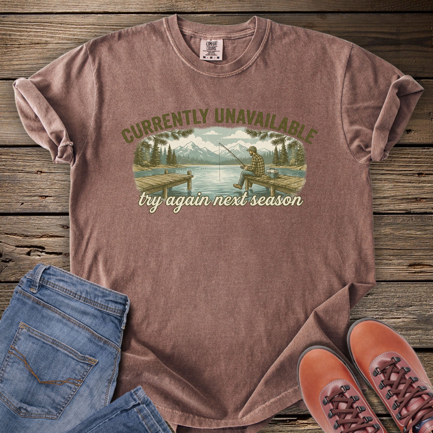Currently Unavailable Fishing T‑Shirt