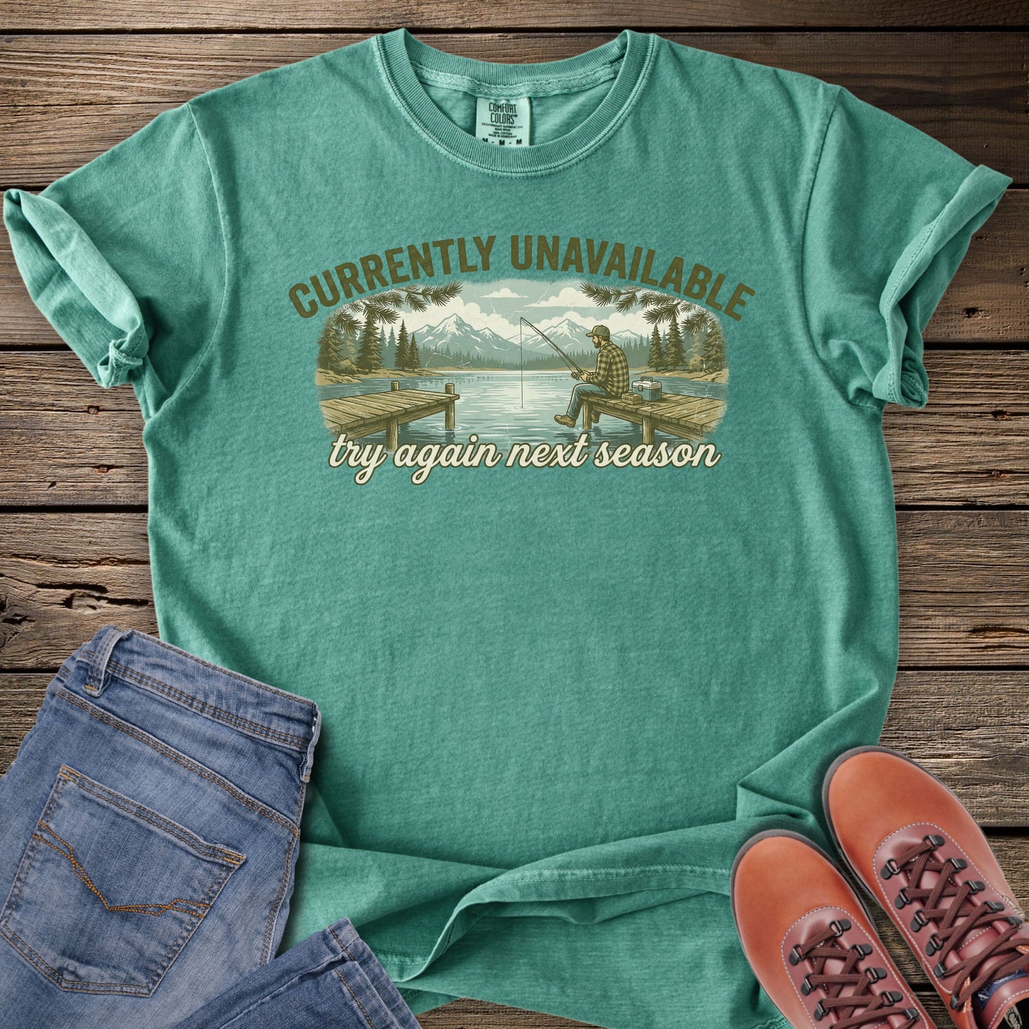 Currently Unavailable Fishing T‑Shirt