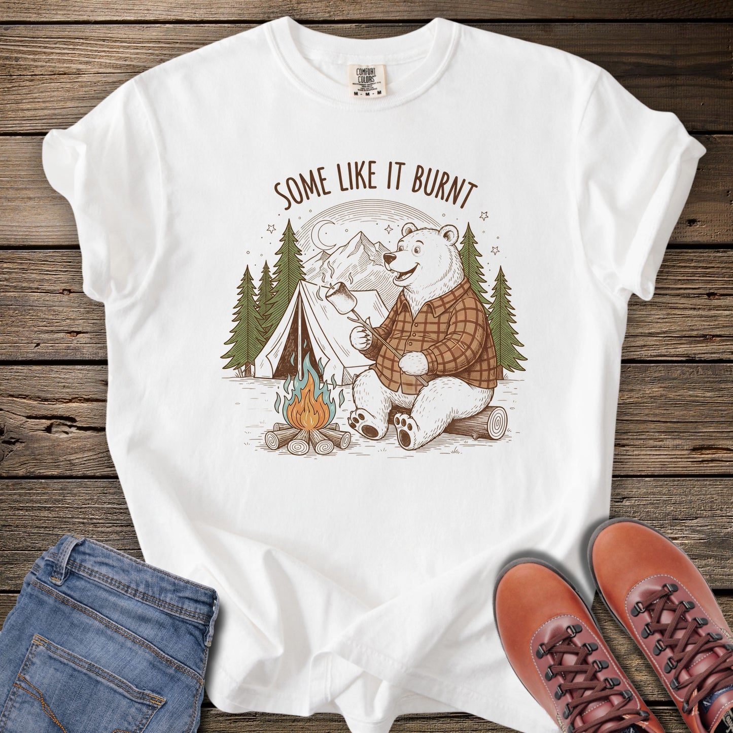 Campfire Bear T-Shirt