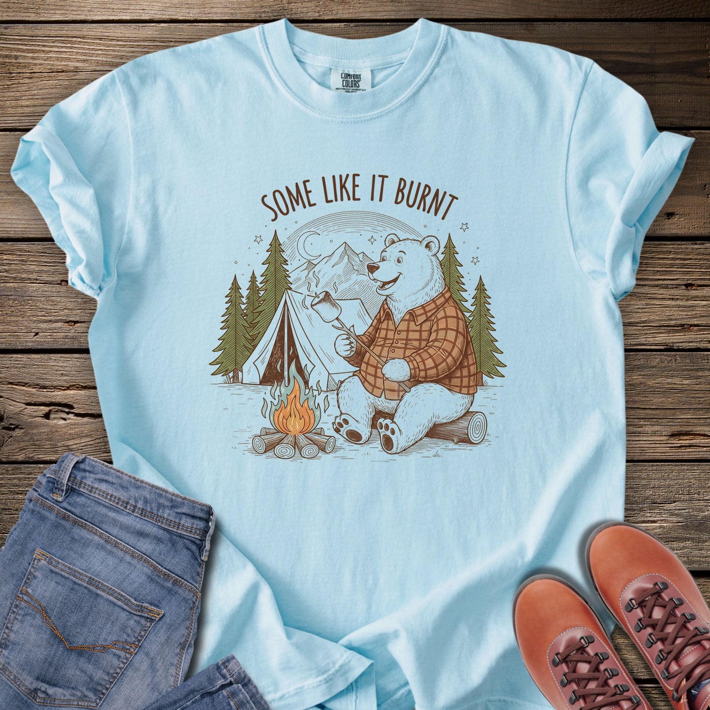 Campfire Bear T-Shirt
