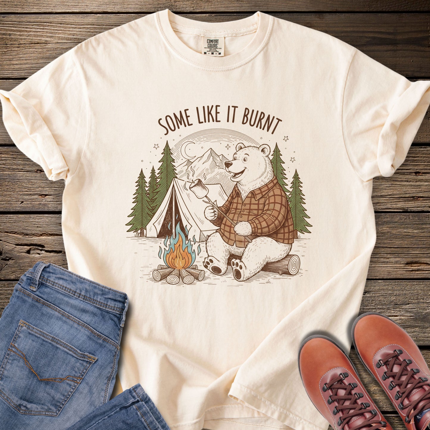 Campfire Bear T-Shirt