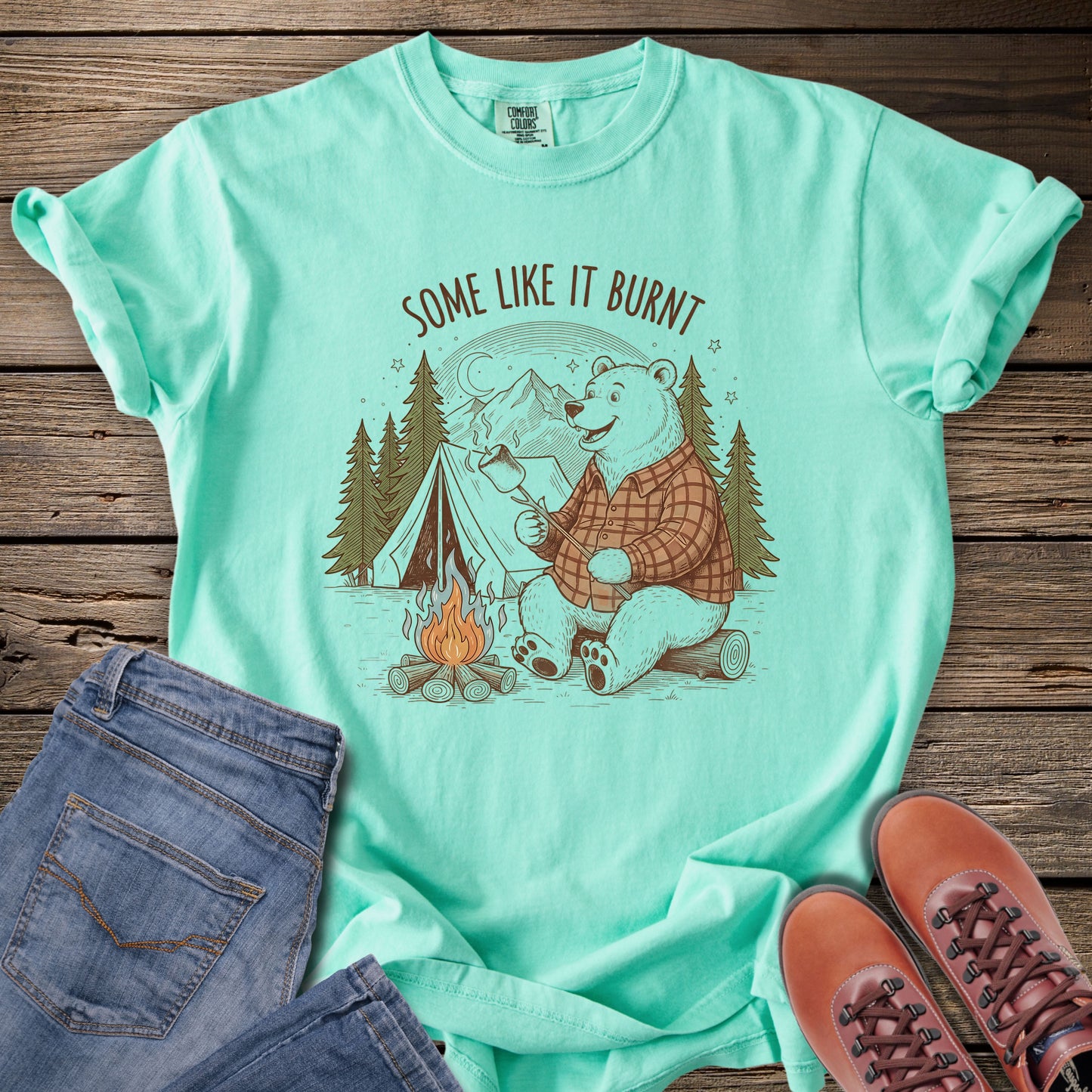 Campfire Bear T-Shirt