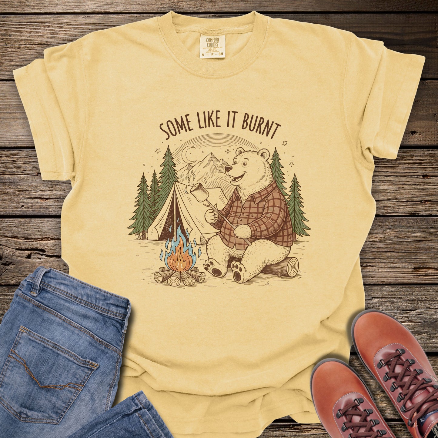 Campfire Bear T-Shirt