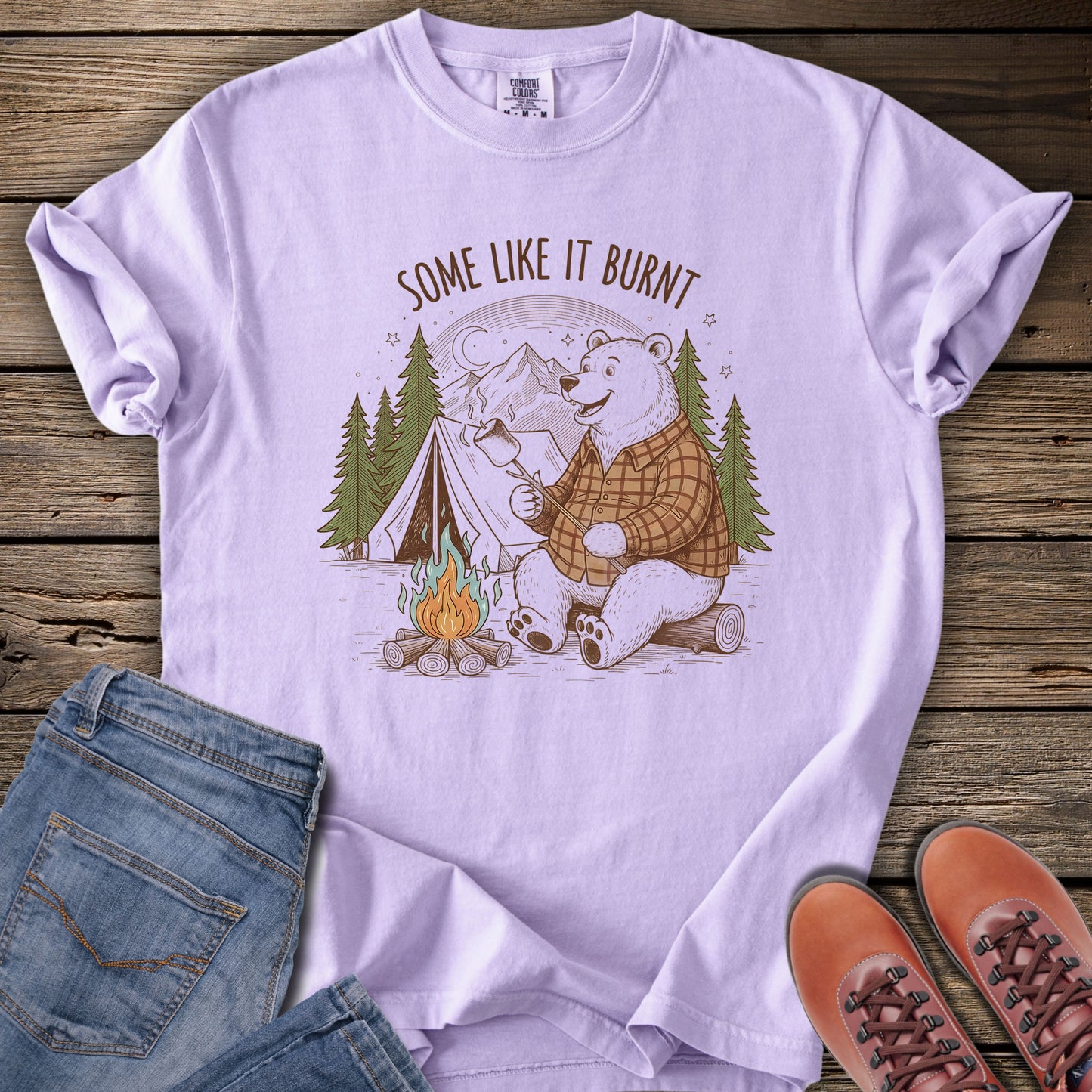 Campfire Bear T-Shirt