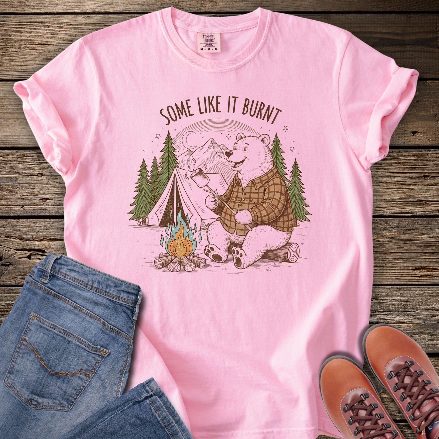 Campfire Bear T-Shirt