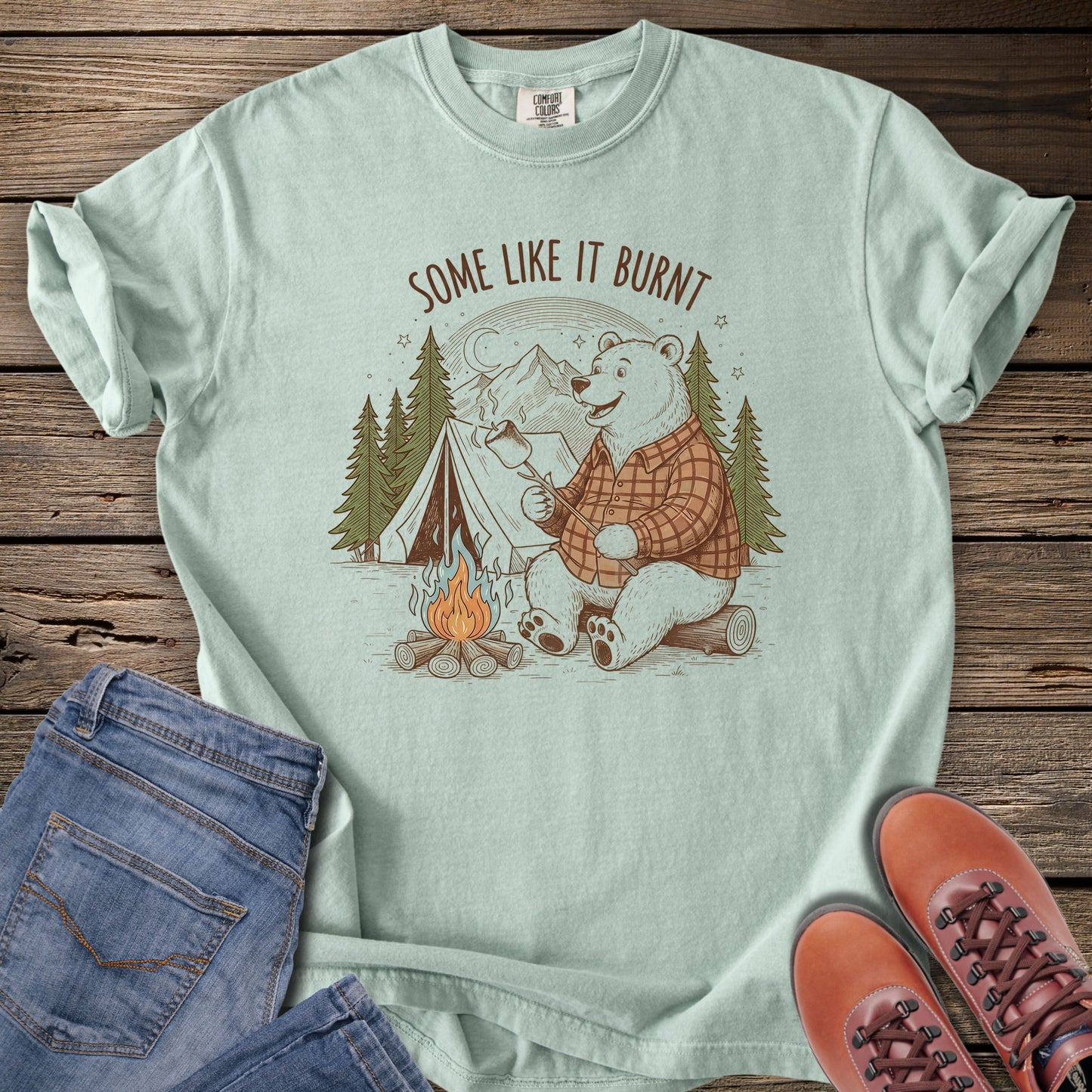 Campfire Bear T-Shirt