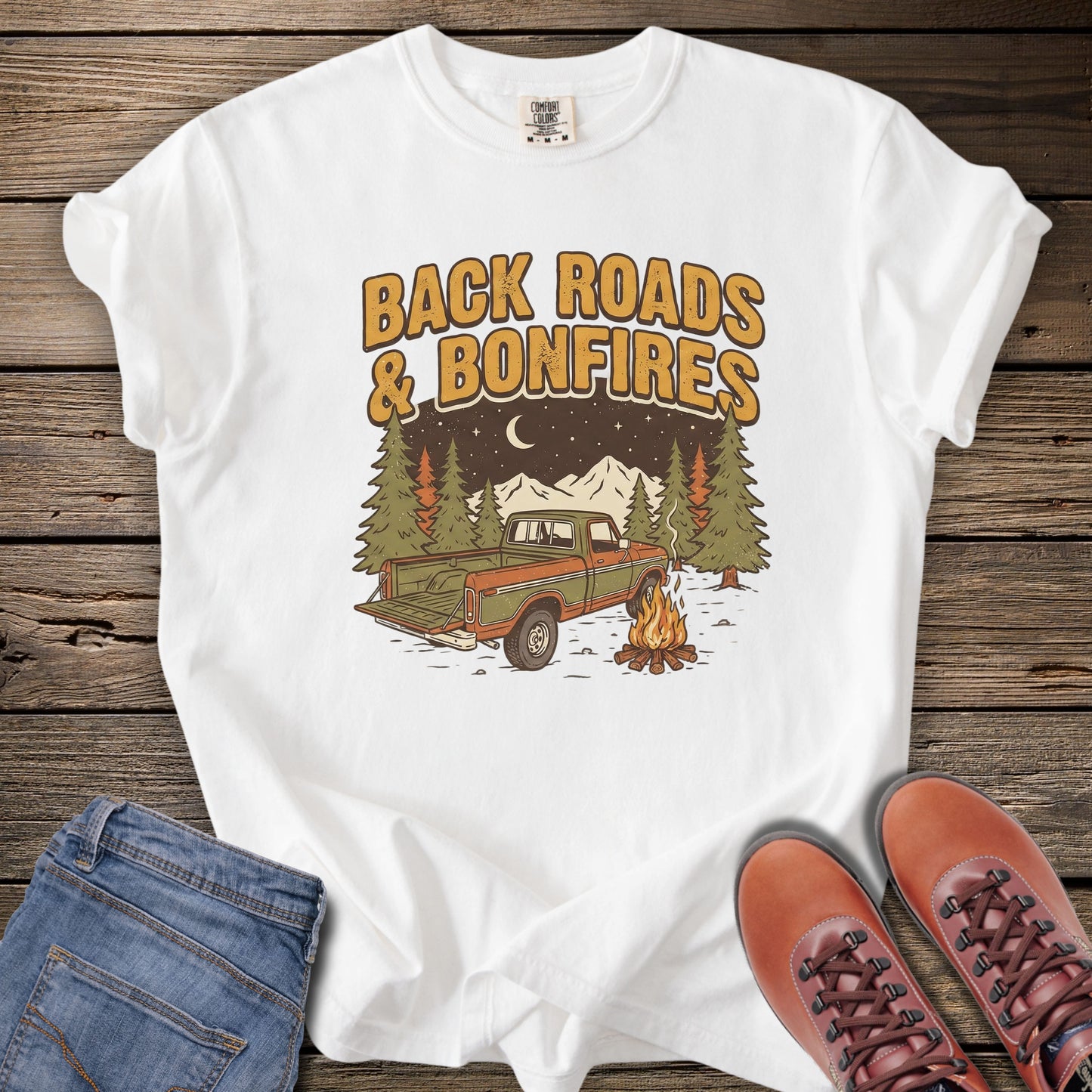 Back Roads & Bonfires T‑Shirt
