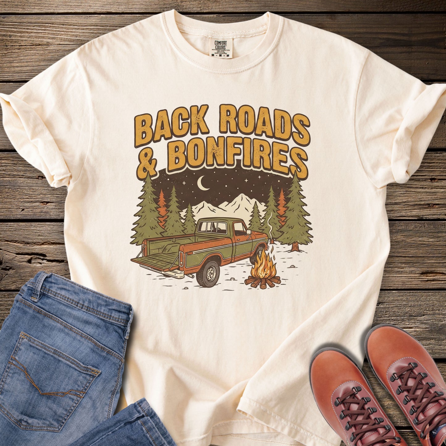 Back Roads & Bonfires T‑Shirt