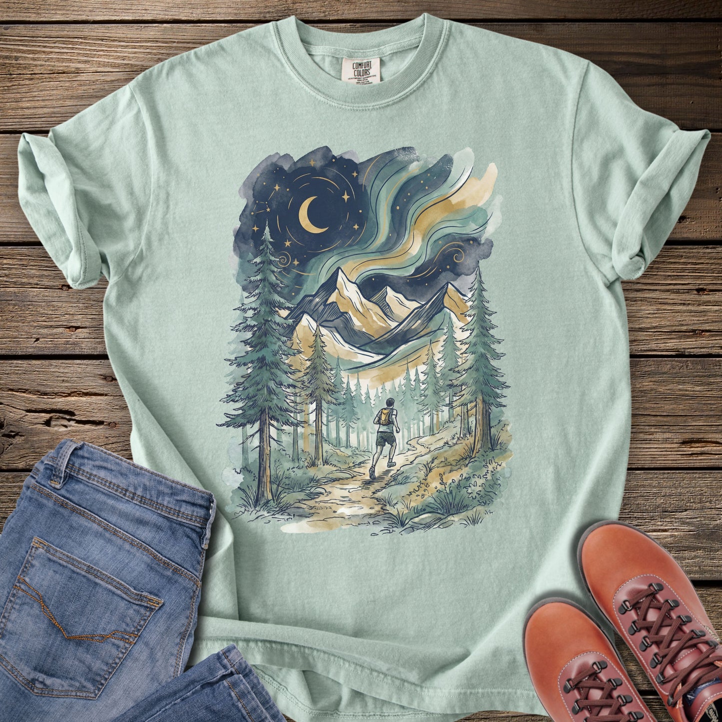 Mountain Forest Hiker T-Shirt