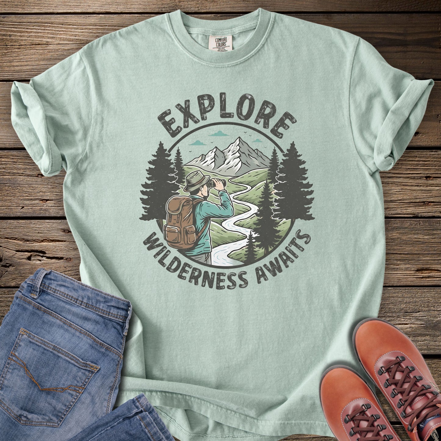 Explore Wilderness Awaits T-Shirt