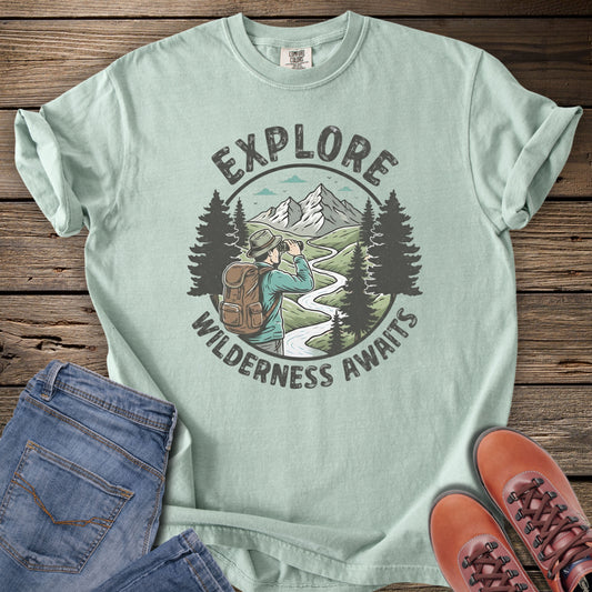Explore Wilderness Awaits T-Shirt