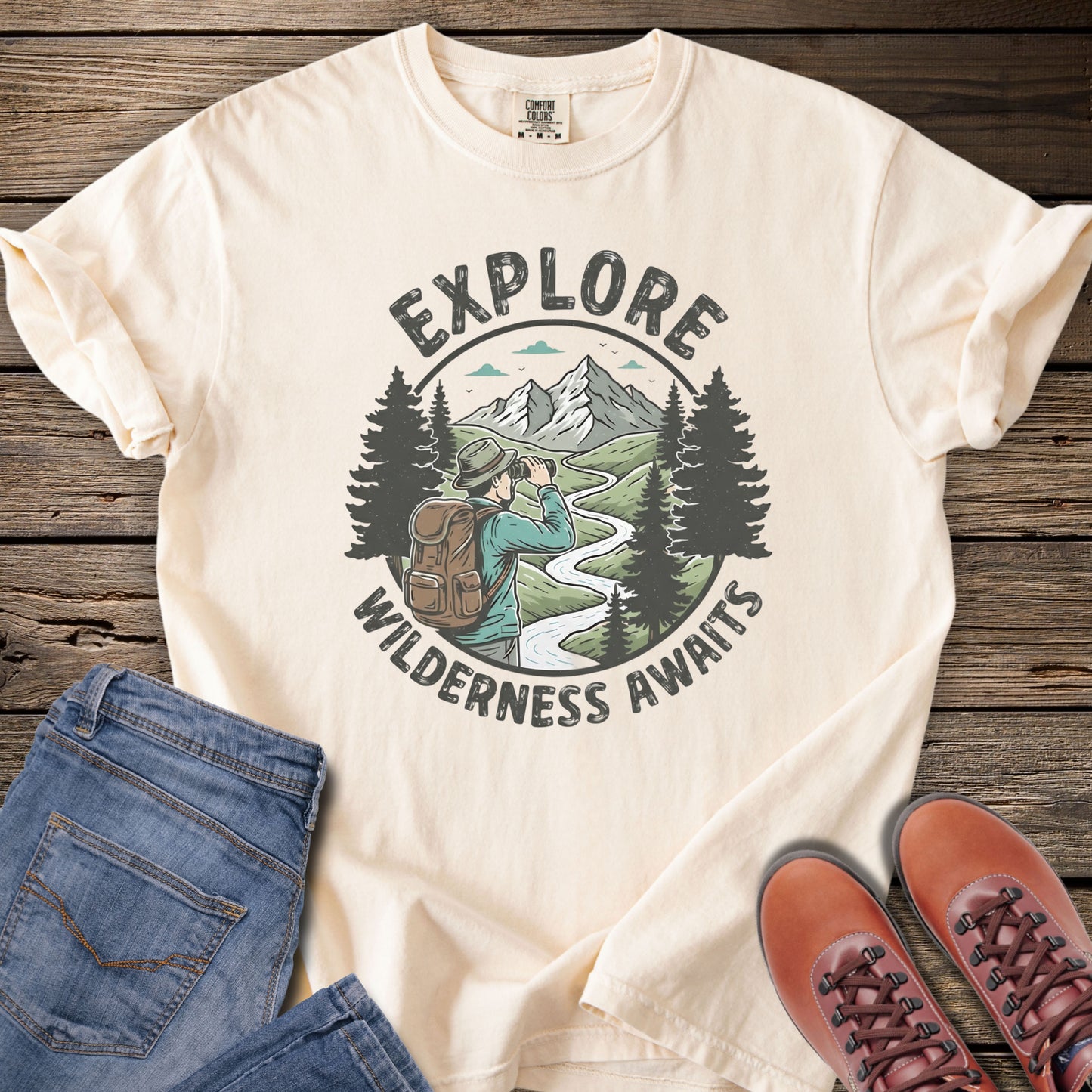Explore Wilderness Awaits T-Shirt