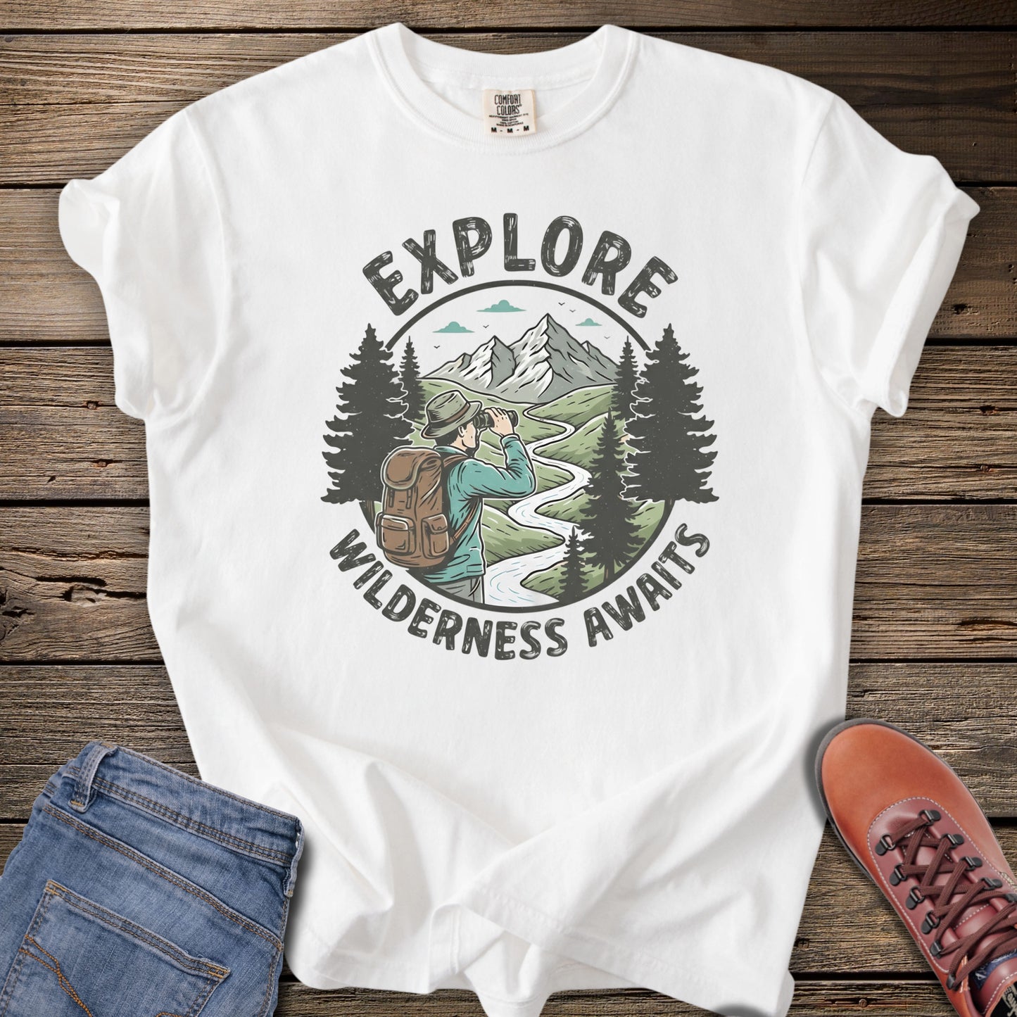 Explore Wilderness Awaits T-Shirt