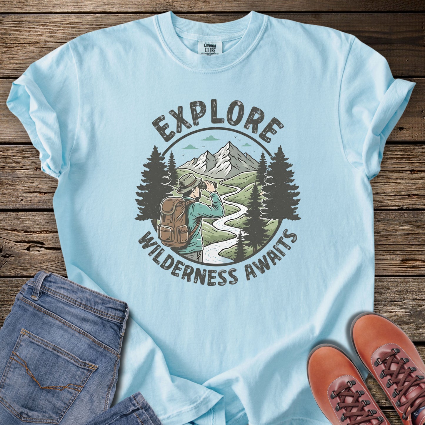 Explore Wilderness Awaits T-Shirt