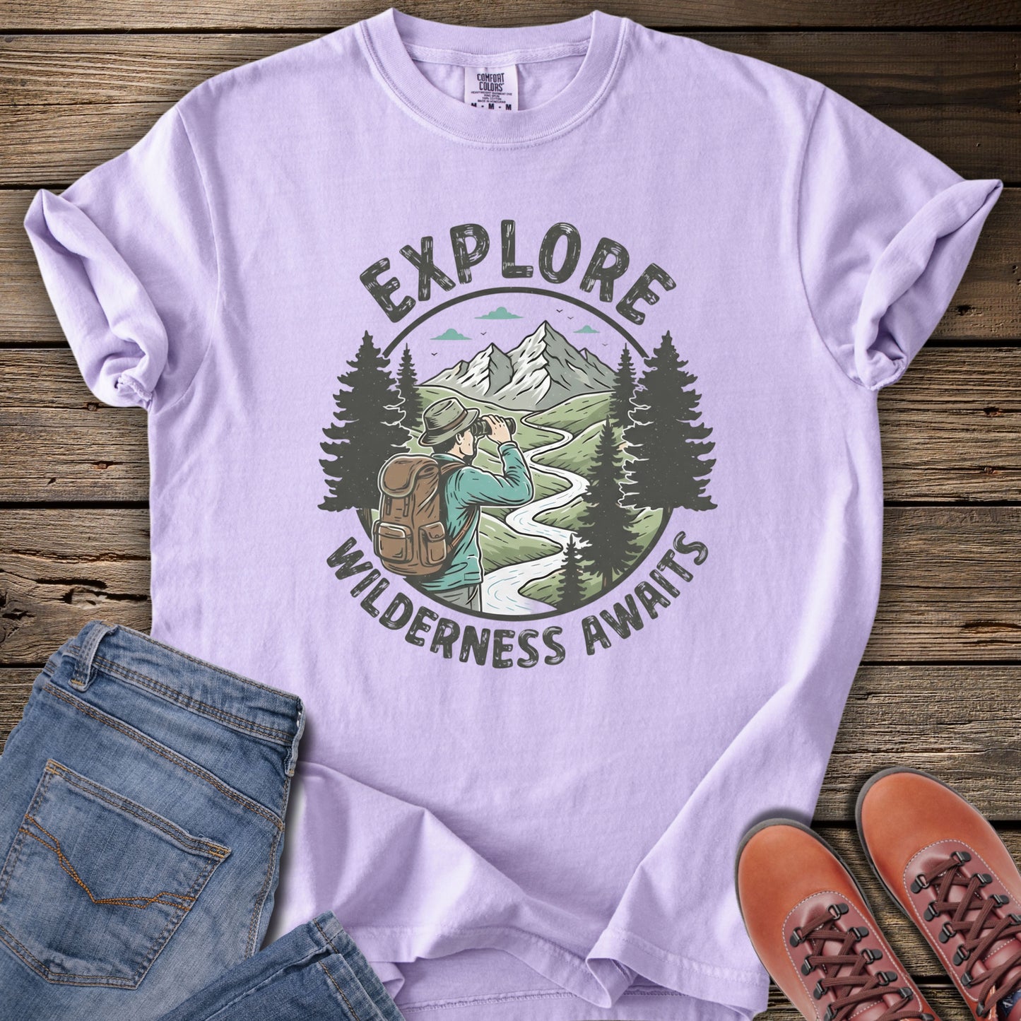 Explore Wilderness Awaits T-Shirt
