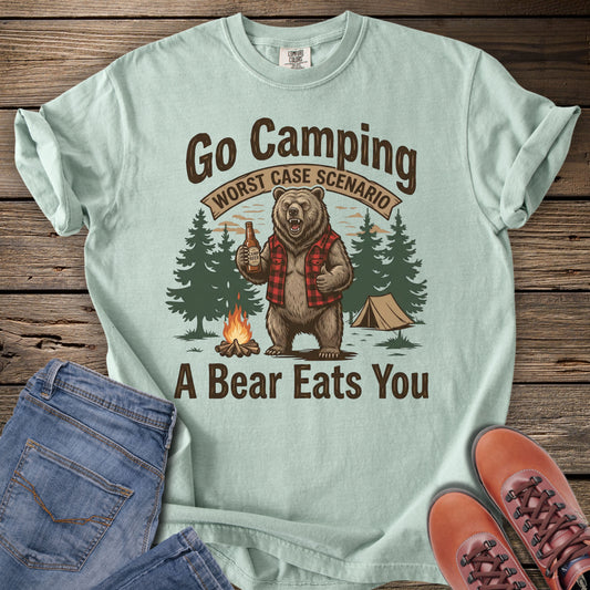 Go Camping Worst Case Scenario T-Shirt
