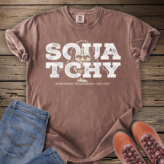 Squatchy Sasquatch Wilderness T-Shirt