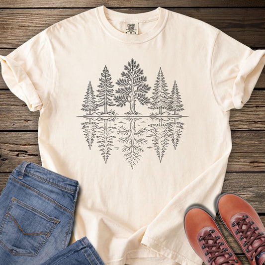 Tree Line Reflection T-Shirt