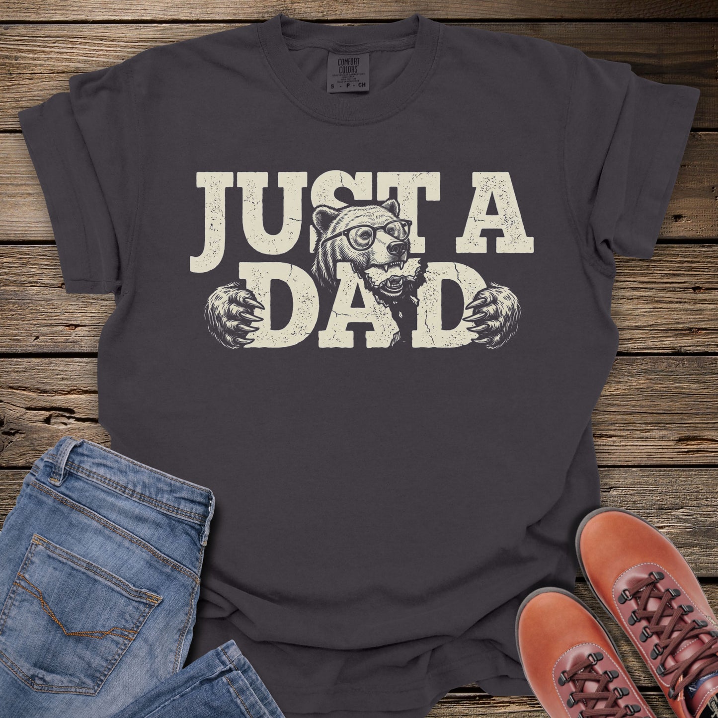 Just A Dad Bear T‑Shirt