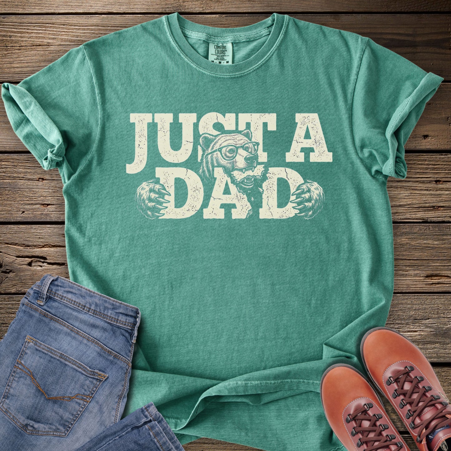 Just A Dad Bear T‑Shirt