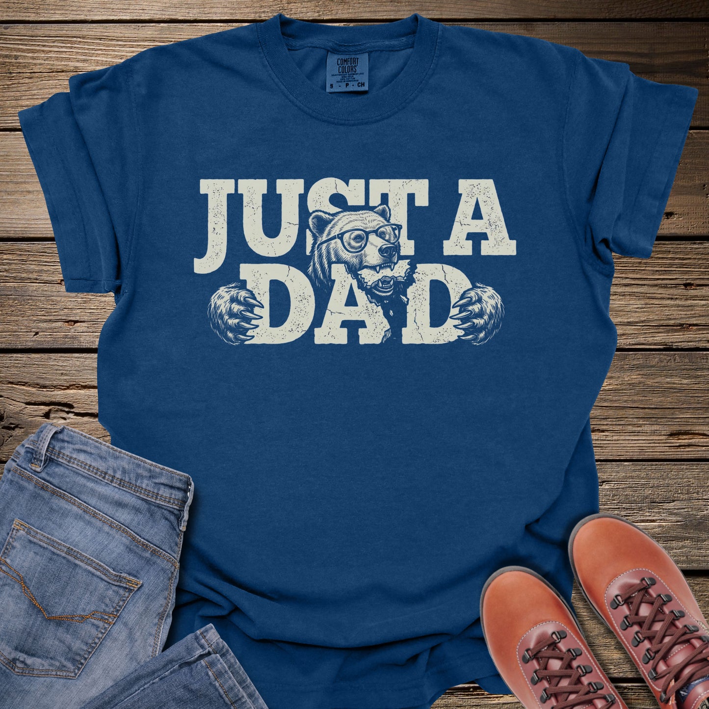 Just A Dad Bear T‑Shirt