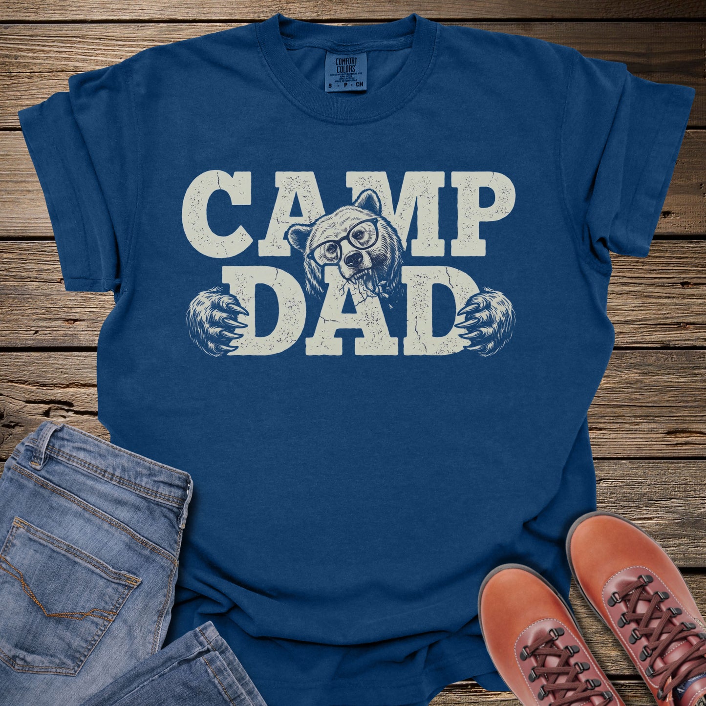 Camp Dad Bear T-Shirt