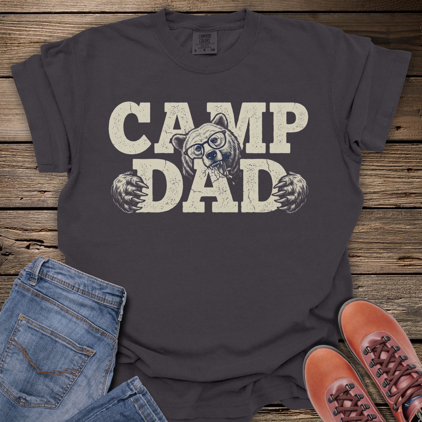 Camp Dad Bear T-Shirt
