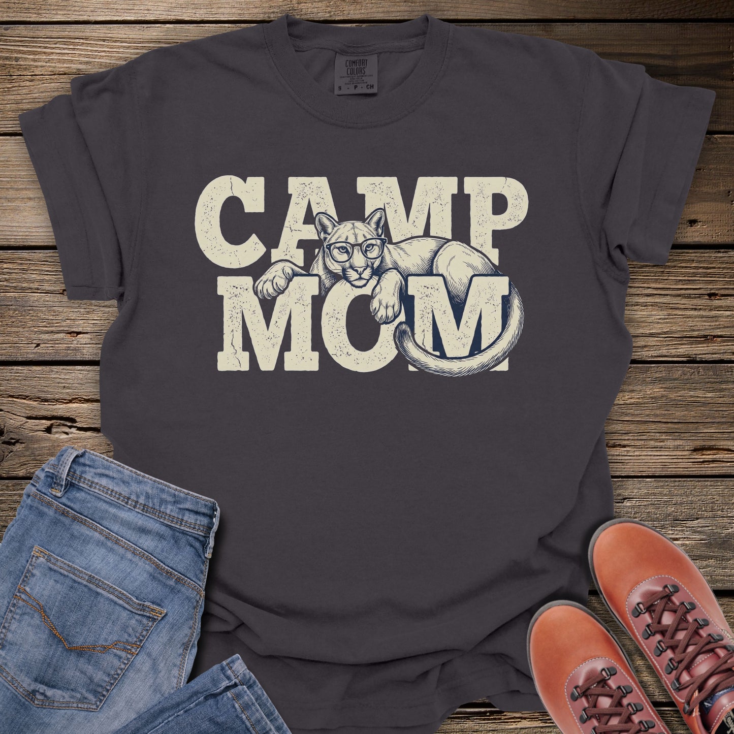 Camp Mom Cougar T-Shirt