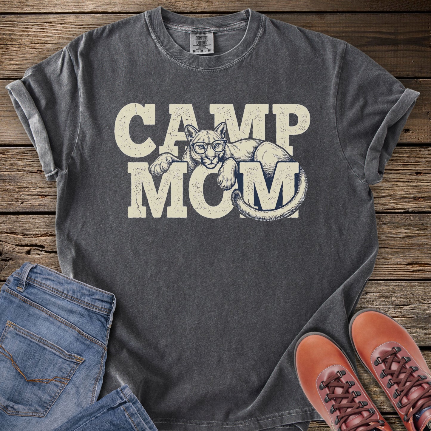 Camp Mom Cougar T-Shirt