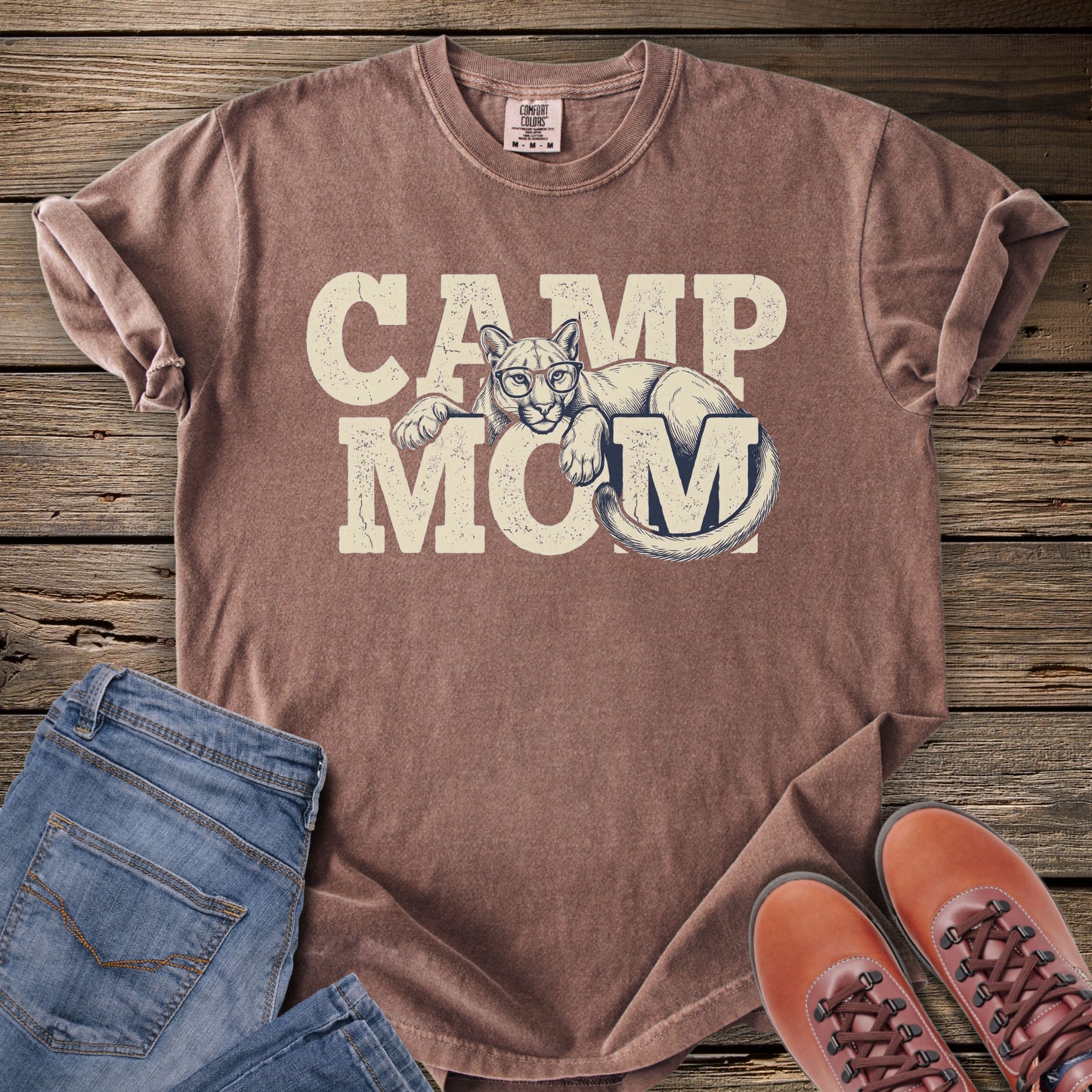Camp Mom Cougar T-Shirt
