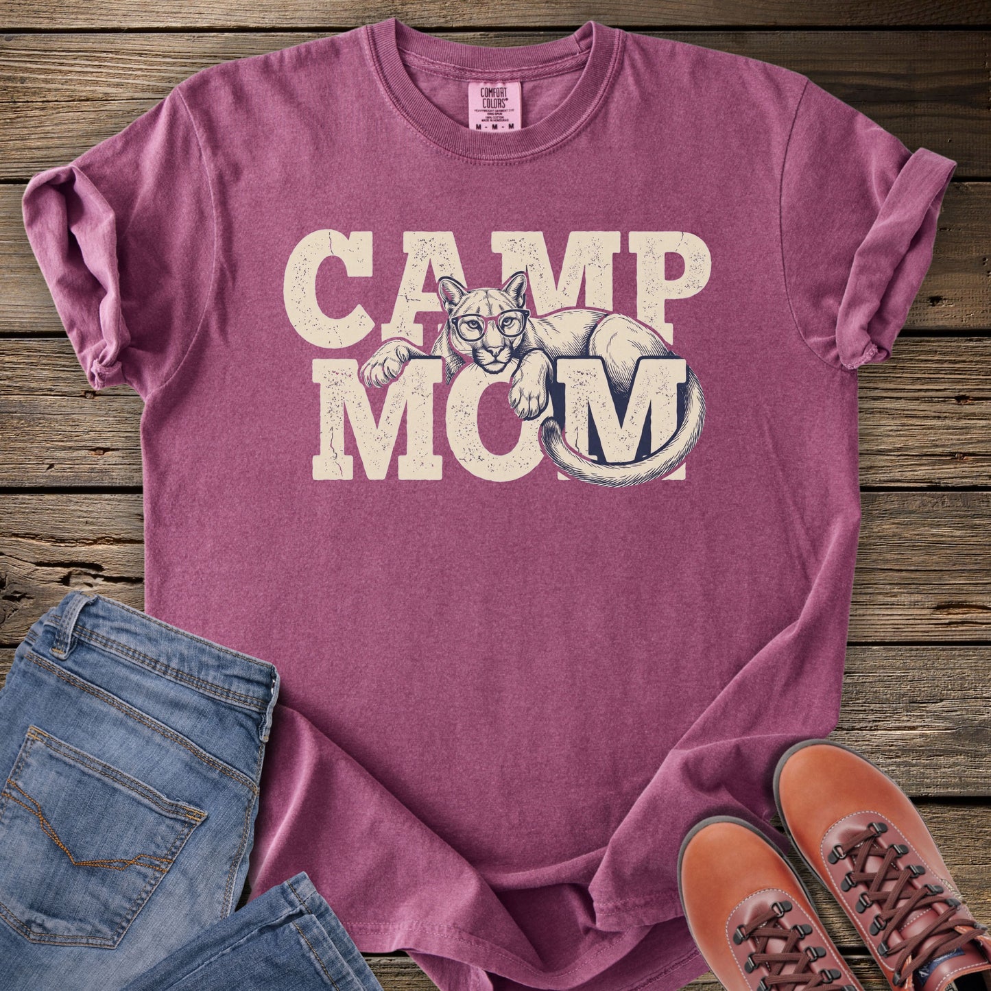 Camp Mom Cougar T-Shirt