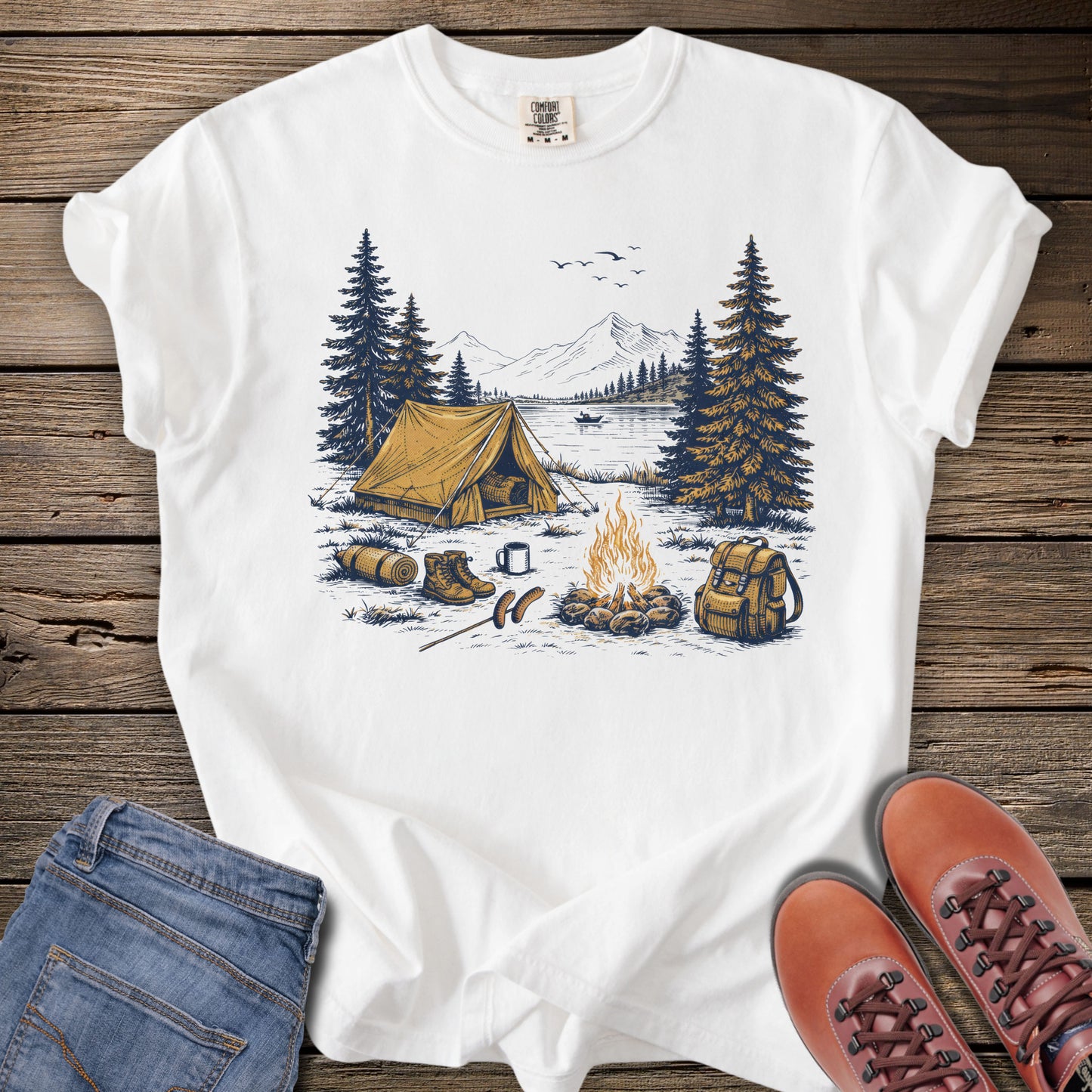 Camping Scene T-Shirt