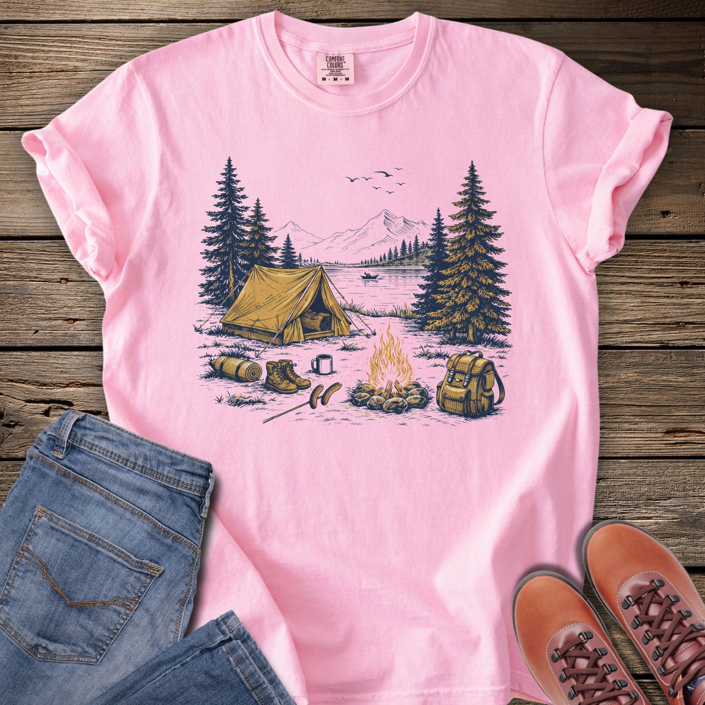 Camping Scene T-Shirt