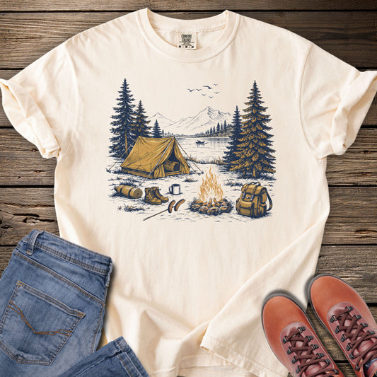 Camping Scene T-Shirt
